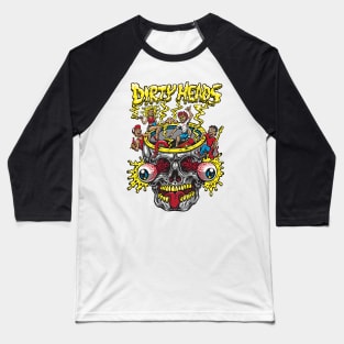 illustration Dirty Heads Band Baseball T-Shirt